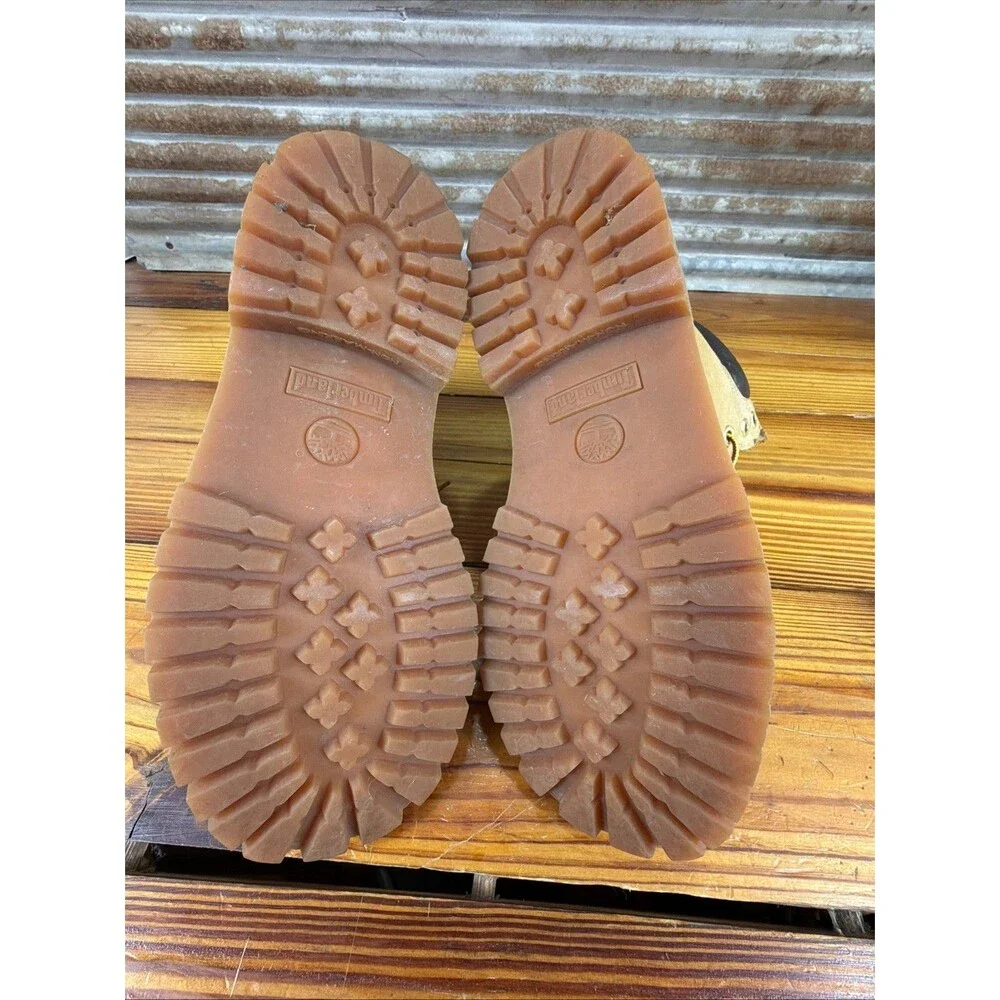 Timberland Premium 6 Inch Waterproof Boots Wheat Nubuck Juniors Kids Size 7M